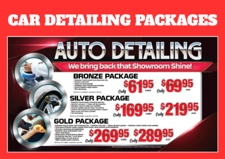 car detailing packages