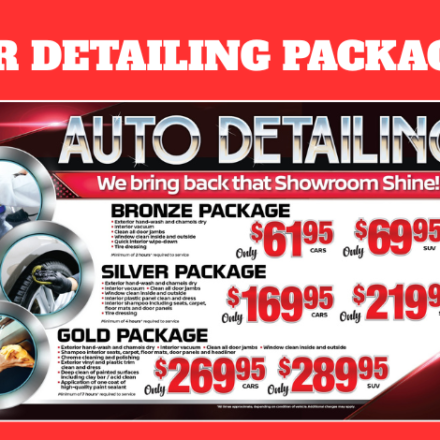 car detailing packages